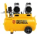Компрессор поршневой Denzel DLS 1500/50 безмасляный 260л/мин 50л 1500Вт желтый