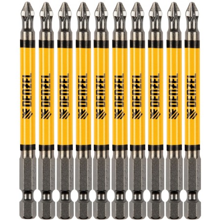 Набор бит Denzel 11645 (10пред.) для шуруповертов Набор бит Denzel 11645 (10пред.) для шуруповертов