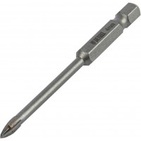 Сверло Denzel 728023 по плитке Д=4мм (1пред.) для дрелей