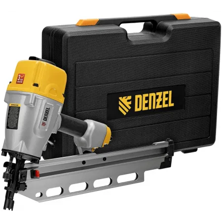 Пистолет гвоздезабивной Denzel PN2190 серый/желтый Пистолет гвоздезабивной Denzel PN2190 серый/желтый
