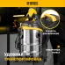 Строительный пылесос Denzel SVC15 1200Вт (уборка: сухая/сбор воды/выдув) серебристый