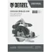 Циркулярная пила (дисковая) Denzel CCS-165-0 (ручная) D диска.:165мм (27402)