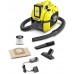 Пылесос Karcher WD 1 Compact Battery Set 230Вт желтый/черный