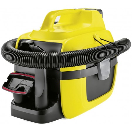 Пылесос Karcher WD 1 Compact Battery Set 230Вт желтый/черный