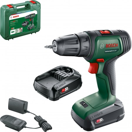 Дрель-шуруповерт Bosch Universaldrill аккум. патрон:быстрозажимной (кейс в комплекте) (06039D4005)