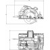 Циркулярная пила (дисковая) Metabo KS 55 FS 1200Вт (ручная) D диска.:160мм (600955500)