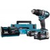 Дрель-шуруповерт Makita HP002GD201 аккум. патрон:быстрозажимной (кейс в комплекте)