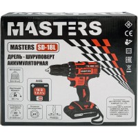 Дрель-шуруповерт Masters SD-18L аккум. патрон:быстрозажимной (18809)