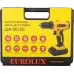 Дрель-шуруповерт Eurolux ДА-20/2Li аккум. патрон:быстрозажимной (кейс в комплекте) (72/14/52)