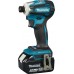 Гайковерт Makita DTD172RTJ аккум. патрон:шестигр.1/4" (кейс в комплекте)