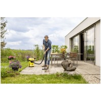 Строительный пылесос Karcher WD 3-18 225Вт (уборка: сухая/влажная) желтый