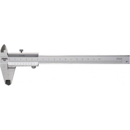 Штангенциркуль нониусный Amo SLM-150 серый пластиковый футляр (855542)