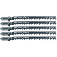 Набор пилок по дер./кам. Bosch T 244D 5пред. (лобзики)