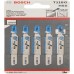 Набор пилок по металлу Bosch T 118 G 5пред. (лобзики)