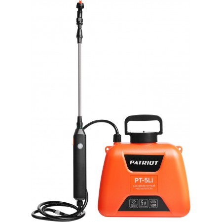 Опрыскиватель Patriot PT-5Li аккум. наплеч. 5л оранжевый (755302609)