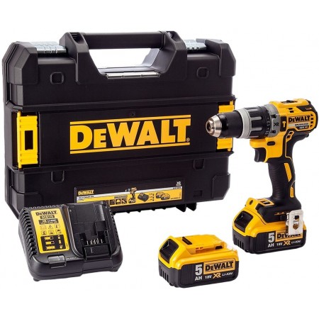 Дрель-шуруповерт DeWalt DCD796P2-QW аккум. патрон:быстрозажимной (кейс в комплекте)