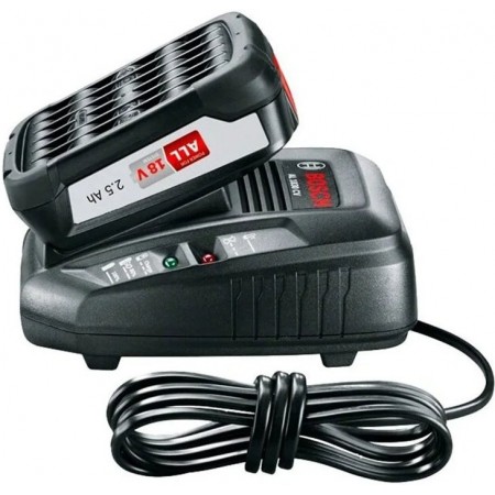 Батарея аккумуляторная Bosch PBA 18В 2.5Ач Li-Ion (З/У в компл.) (1600A00K1P)