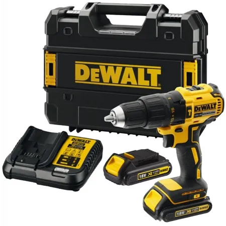 Дрель-шуруповерт DeWalt DCD778S2T 340Вт аккум. патрон:быстрозажимной (кейс в комплекте) (DCD778S2T-QW)