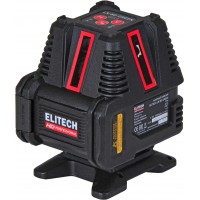 Нивелир лазерн. Elitech LN 8D GREEN 2кл.лаз. 520нм цв.луч. зеленый 5луч. (204735)