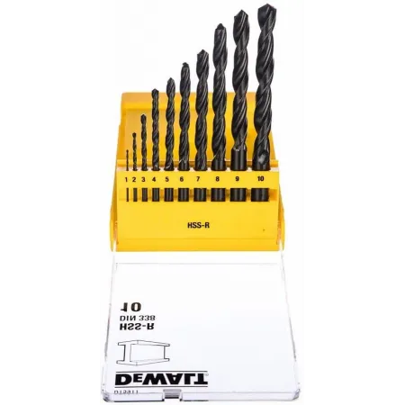 Набор сверл DeWalt DT5911-QZ по металлу (10пред.) для шуруповертов/дрелей