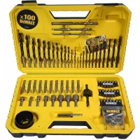 Набор бит и сверл DeWalt DT71563-QZ по дер/мет/бет (100пред.) для шурупов/дрелей/перф