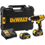 Дрель-шуруповерт DeWalt DCD778M2T-QW аккум. патрон:быстрозажимной (кейс в комплекте)