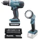 Дрель-шуруповерт Makita DF347DWLX1 аккум. патрон:быстрозажимной (кейс в комплекте)