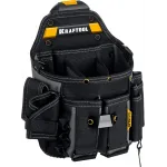 Сумка для инструментов Kraftool KPB-23 23карм. черный/желтый (38766)