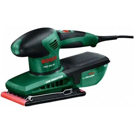 Вибро шлифовальная машина Bosch PSS 200 AC 200Вт жестк.кейс (0603340120)