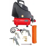 Компрессор поршневой Fubag Service Master Kit безмасляный 180л/мин 6л 1100Вт красный/черный
