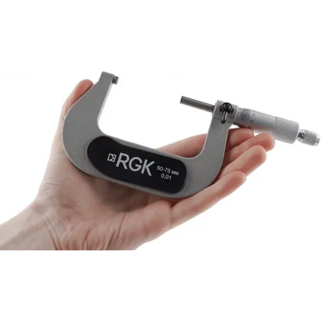 Микрометр RGK MCM-75 гладкий (МК) разм.шага 0.01мм серый черный (756983)