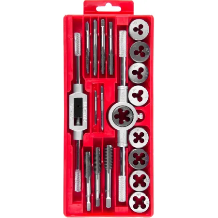 Набор метчиков/плашек Av Steel AV-921208 в комплекте 20 предметов жесткий кейс Набор метчиков/плашек Av Steel AV-921208 в комплекте 20 предметов жесткий кейс