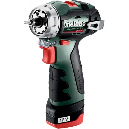 Дрель-шуруповерт Metabo PowerMaxx BS BL Q аккум. патрон:шестигр.1/4" (кейс в комплекте) (T03490)