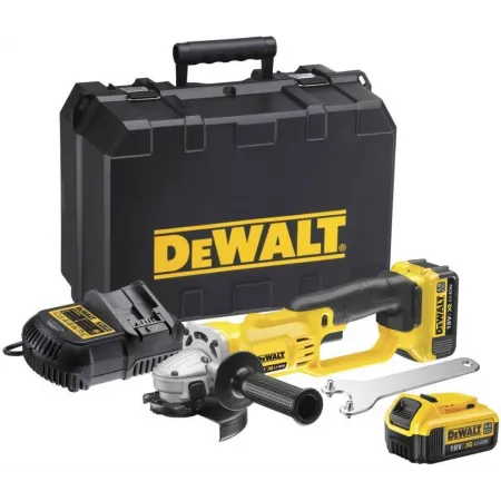 Углошлифовальная машина DeWalt DCG412M2-QW 405Вт 7000об/мин рез.шпин.:M14 d=125мм жестк.кейс