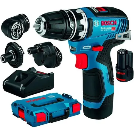 Дрель-шуруповерт Bosch GSR 12V-35 FC аккум. патрон:быстрозажимной (кейс в комплекте) (06019H3000)