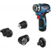 Дрель-шуруповерт Bosch GSR 12V-35 FC аккум. патрон:быстрозажимной (кейс в комплекте) (06019H3000)