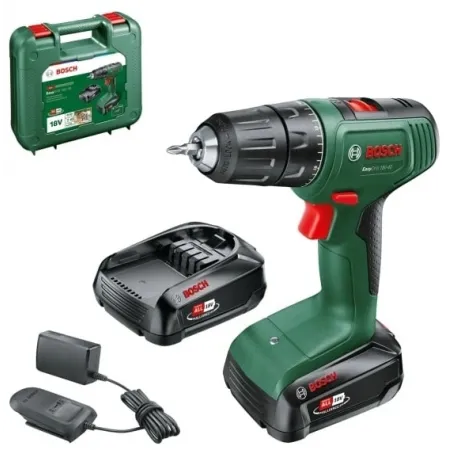 Дрель-шуруповерт Bosch Easydrill 18V-40 1200Вт аккум. патрон:быстрозажимной (кейс в комплекте) (06039D8002)