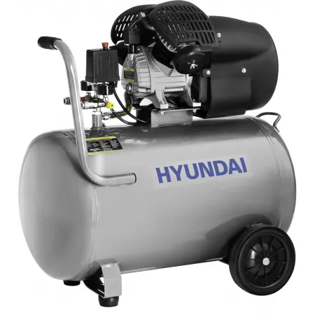 Компрессор поршневой Hyundai HYC 402100LMS масляный 400л/мин 100л 2200Вт серебристый/черный Компрессор поршневой Hyundai HYC 402100LMS масляный 400л/мин 100л 2200Вт серебристый/черный