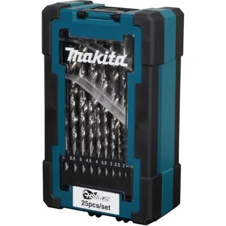 Набор сверл Makita D-78368 по металлу (25пред.) для шуруповертов/дрелей