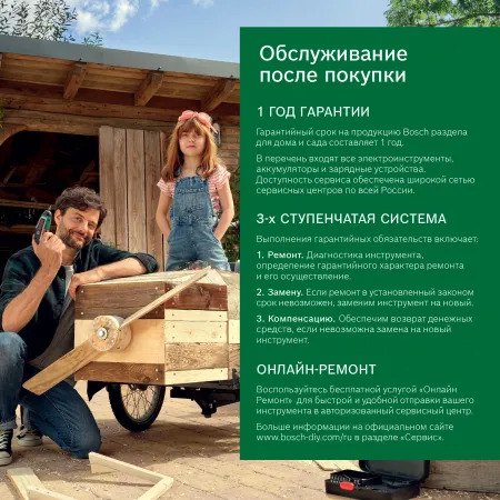 Строительный пылесос Bosch AdvancedVac20 1200Вт (уборка: сухая/влажная) зеленый