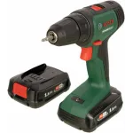 Дрель-шуруповерт Bosch UniversalDrill 18V аккум. патрон:быстрозажимной (кейс в комплекте) (06039D4002)