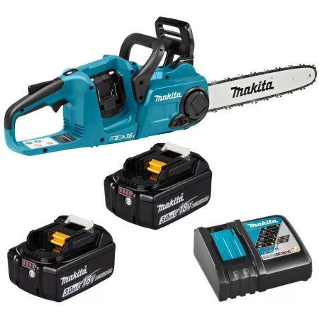 Электрическая цепная пила Makita DUC353RF2 1100Вт дл.шины:14" (35cm) 2аккум. 6Ач ЗУ