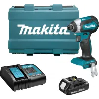 Шуруповерт Makita DTD153SY аккум. патрон:шестигр.1/4" (кейс в комплекте)