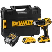 Дрель-шуруповерт DeWalt DCD709D2T аккум. патрон:быстрозажимной (кейс в комплекте)