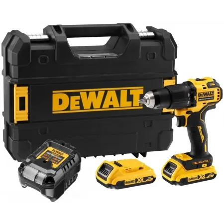 Дрель-шуруповерт DeWalt DCD709D2T аккум. патрон:быстрозажимной (кейс в комплекте)