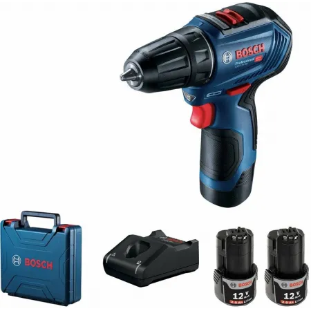 Дрель-шуруповерт Bosch GSR 12V-30 аккум. патрон:быстрозажимной (кейс в комплекте) (06019G9080)