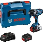 Гайковерт Bosch GDS 18V-1050 H аккум. патрон:квад.3/4" (кейс в комплекте) (06019J8502)