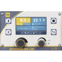 Сварочный полуавтомат Hugong Extremig 200 III LCD инвертор MIG-MAG/FCAW/MMA/Lift TIG 6.56кВт