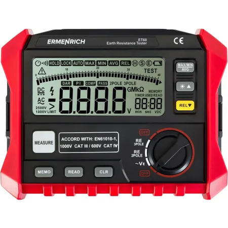 Тестер Ermenrich Ping ET60 черный/красный (82961)