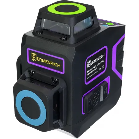 Уровень лазер. Ermenrich LV50 Pro 2кл.лаз. 550нм цв.луч. зеленый 12луч. (84086)